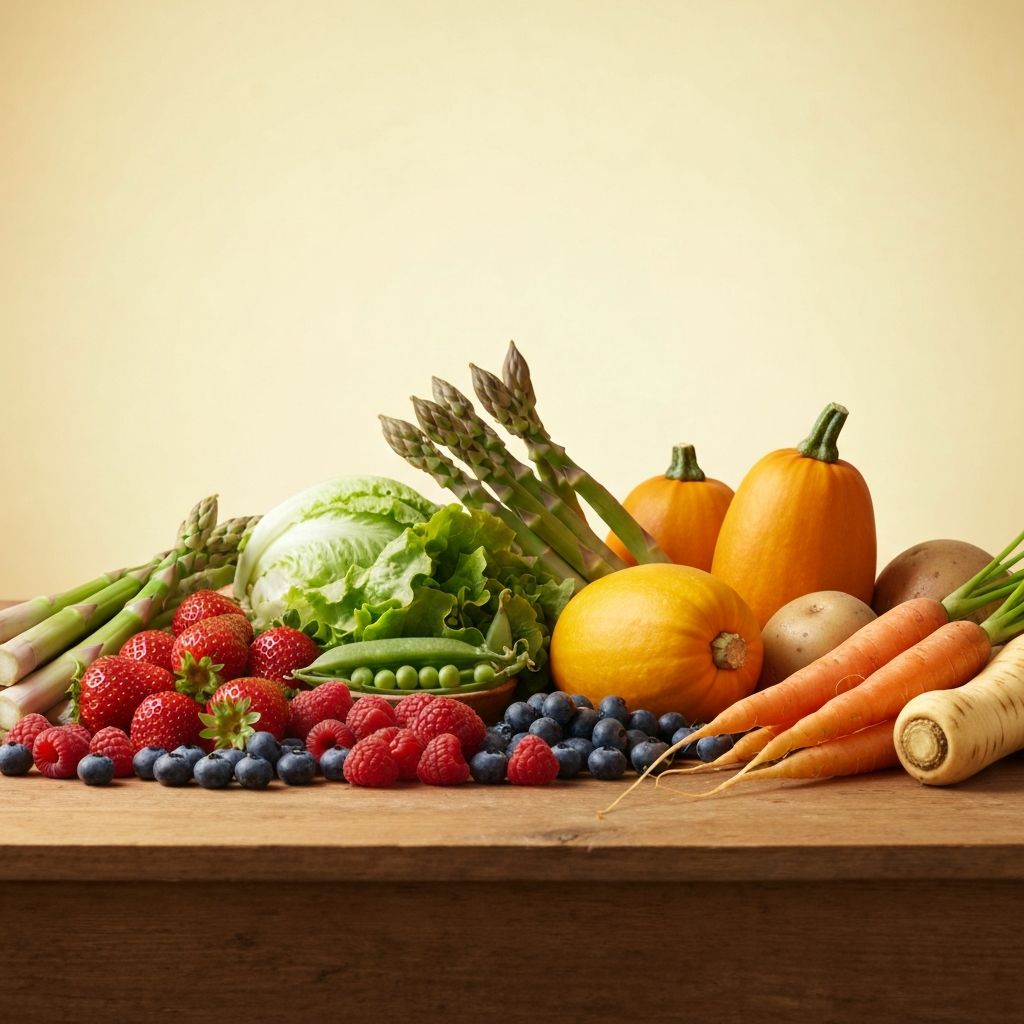 Сезонни производи - пролеће, лето, јесен, зима